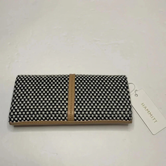 Hammitt Wallet Benjamin Raffia NWT - Picture 3 of 8